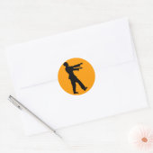 Sticker Rond Zombie (Enveloppe)
