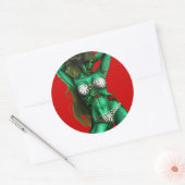 Sticker Rond Zombie Babe (Enveloppe)