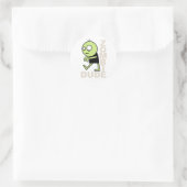 Sticker Rond Zombie Dude (Sac)