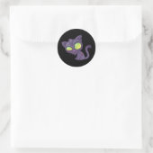 Sticker Rond Zombie Kitty (Sac)