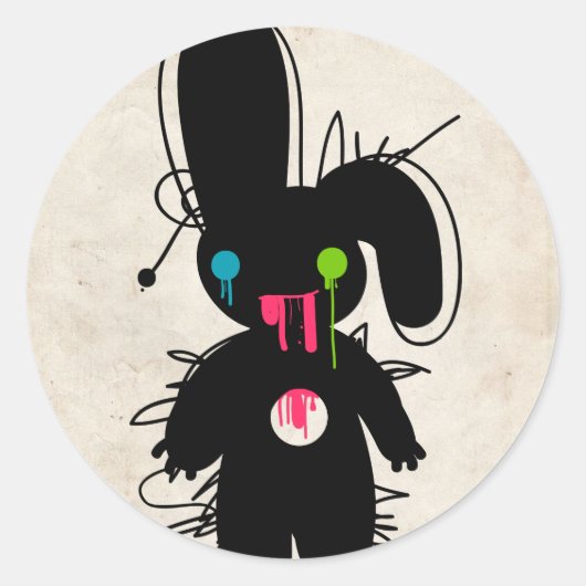 Sticker Rond Zombie Piñata (Devant)