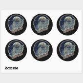 Sticker Rond Zombie Walrus R (Feuille)