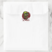Sticker Rond Zombies (Sac)