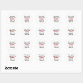 Sticker Rond Zombies (Feuille)