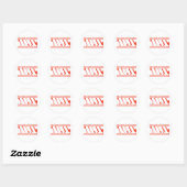 Sticker Rond Zombies (Feuille)
