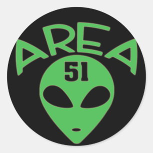 STICKER ROND ZONE 51