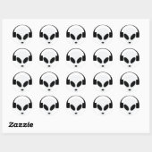 Sticker Rond zone alien du casque dj 51 (Feuille)
