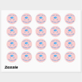 Sticker Rond Zone de fin Frisbee (Feuille)