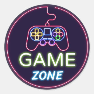Sticker Rond Zone de jeu
