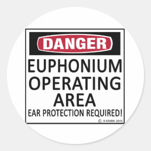 Sticker Rond Zone d'exploitation Euphonium