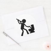 Sticker Rond Zone d'outil (Enveloppe)