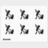 Sticker Rond Zone d'outil (Feuille)