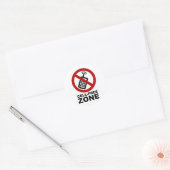 Sticker Rond Zone franche (Enveloppe)