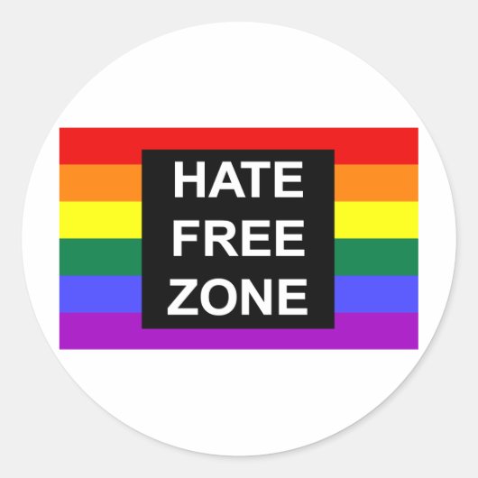 Sticker Rond Zone Haine (Devant)