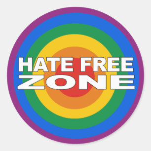 Sticker Rond Zone Haine