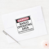 Sticker Rond Zone opérationnelle Banjo (Enveloppe)