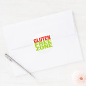 Sticker Rond Zone sans gluten (maladie coeliaque) (Enveloppe)