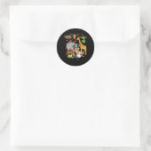 Sticker Rond Zoo Animaux Faune Py Zoo Jour 26 Animaux (Sac)