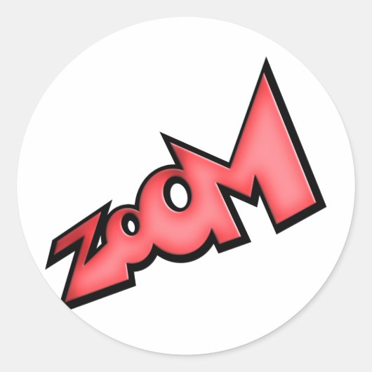 Sticker Rond Zoom (Devant)