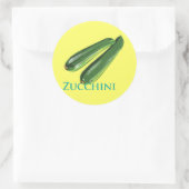 Sticker Rond Zucchini Squash (Sac)