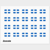 Sticker Rond zwolle, Pays-Bas (Feuille)