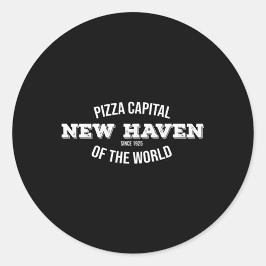Sticker Rond Zza Catal Ct I Love New Haven Azza Pride Gi (Devant)