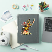 Sticker Ronin de la fusée banane — Explorateur de l'espace (Couverture iPad)