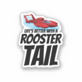 Sticker Rooster Tail Rumble : Hydroplane Racing Fun (Recto)