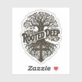 Sticker Rooted Deep (Feuille)