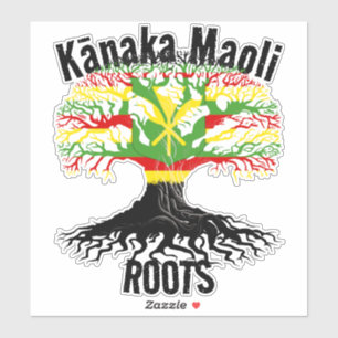 Sticker ROOTS DE Kānaka Maoli