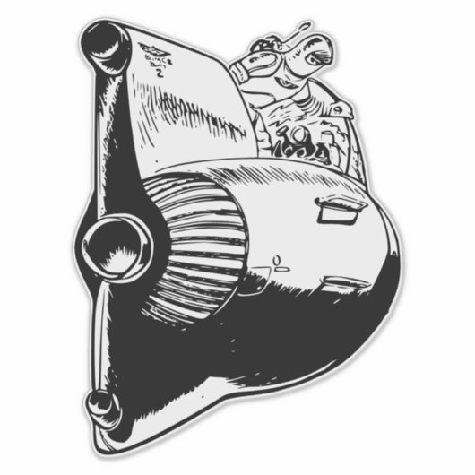 Sticker Roquette (Devant)