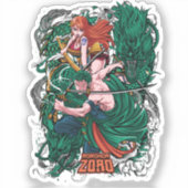 Sticker Roronoa Zorro One Piece (Recto)
