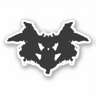 Sticker Rorschach Inkblot