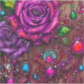 Sticker Rose (Devant)