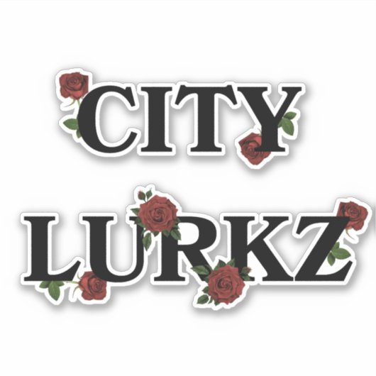 Sticker Rose (Devant)