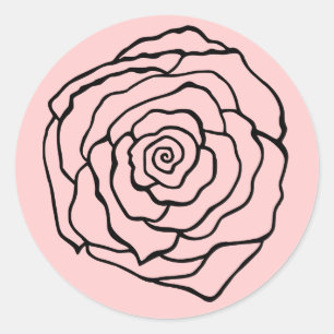 Sticker rose
