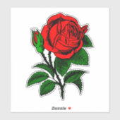 Sticker Rose (Feuille)