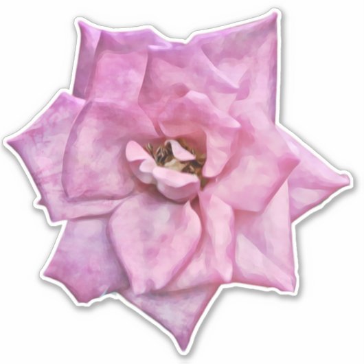 Sticker Rose Art (Devant)