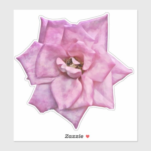 Sticker Rose Art (Feuille)