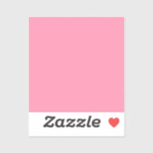 Sticker Rose Baker-Miller (couleur solide) (Feuille)