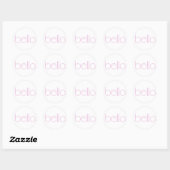 Sticker rose Bella (Feuille)