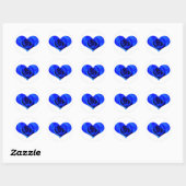 Sticker Rose bleu (Feuille)