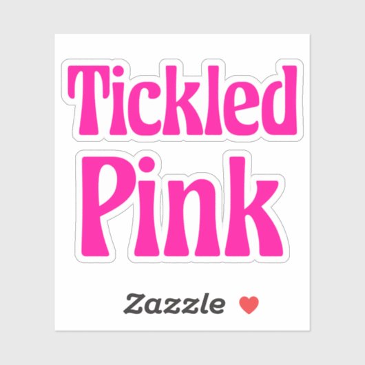 Sticker Rose chiche (Feuille)