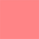Sticker Rose corail (couleur solide) (Devant)