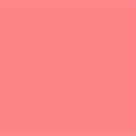 Sticker Rose corail (couleur solide) (Devant)
