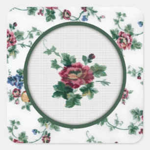 Sticker rose Cross Stitch