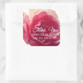 Sticker rose de Fête des mariées de la photographi (Sac)