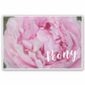 Sticker Rose de fleurs de pivoine pour fleurs et amoureux  (Devant)