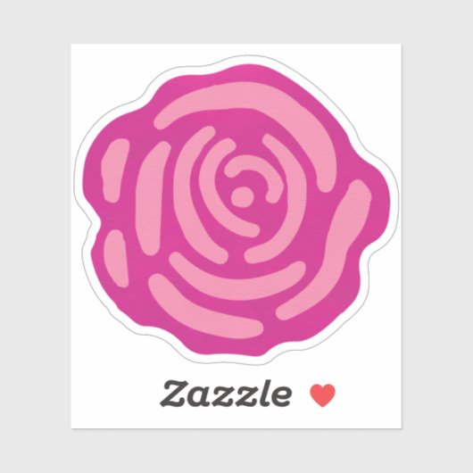 Sticker Rose de jardin (Feuille)