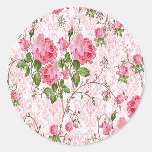 Sticker rose Floral (Devant)